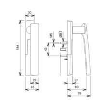 Poignée 20° sarena déportée 8522