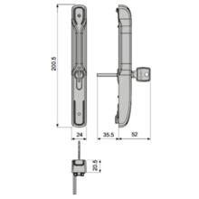 Poignée à cylindre olé top
