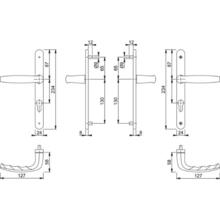 Poignée de porte étroite  étanche aev atlanta saillie  normale