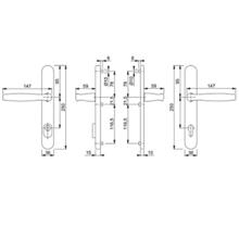 Poignée de porte étroite  new-york a2p