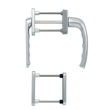 Poignée de porte-fenêtre  new-york à clé saillie  réduite