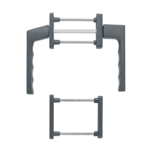 Poignée de porte-fenêtre  toulon à clé saillie  normale