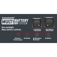 Projecteur led batteries multi marques