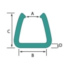 Protection mousse en u