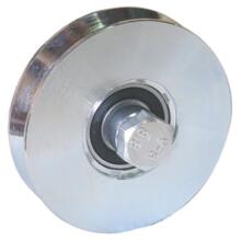 Roue a gorge triangulaire