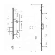 Serrure automatique 835 duosecure clamée