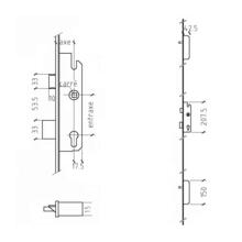 Serrure bs2300 standard - têtières 26 à 34