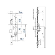 Serrure compact 855gl type 3-1
