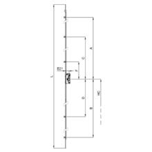 Serrure formula - entraxe 21