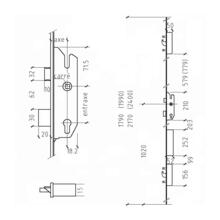 Serrure multitronic 881