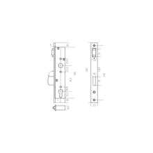 Serrure pêne  rouleau 8011 (vignette) Serrure pêne  rouleau 8011