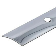 Seuil plat perce inox brillant 30mm/2,7m