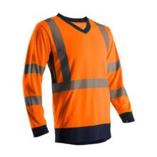 T-shirt suno hi-viz orange/marine