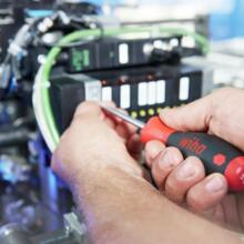 Tournevis 6 pans tête sphérique