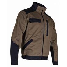 Veste chataigne/noir Graveur 60% coton (vignette) Veste chataigne/noir graveur 60% coton
