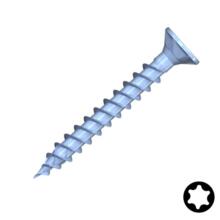 VIS A BOIS DNS PLUS TF TORX ACIER ZINGUE BLEU (vignette) Vis a bois dns plus tf torx acier zingue bleu