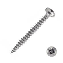 Vis bois inox tête ronde pozi