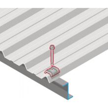 Vis fixation bac acier sur fer - z ral 5008