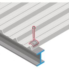 Vis fixation bac acier sur fer - i ral 8012