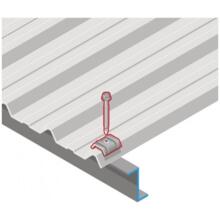 Vis fixation bac acier sur fer - z ral 8012