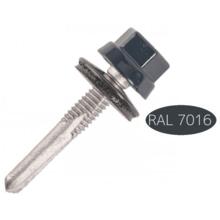 Vis fixation placage bac acier sur fer i