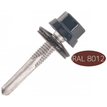 Vis fixation placage bac acier sur fer i