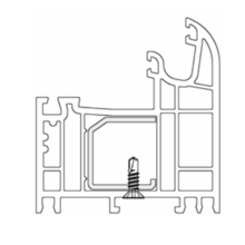 Vis pvc tête fraisée fd21