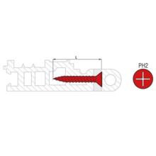 Vis pvcpw tf laque blanc  ral 9016