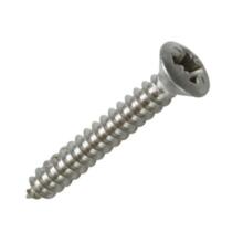 Vis tôle zinguée tête fraisée bombée 